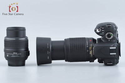 【中古】Nikon ニコン D60 ダブルズームキット シャッター回数僅少