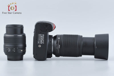 【中古】Nikon ニコン D60 ダブルズームキット シャッター回数僅少