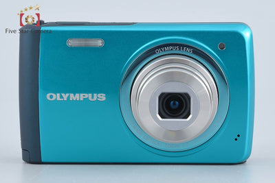 【中古】OLYMPUS オリンパス STYLUS VH-410 ブルー コンパクトデジタルカメラ