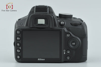 【中古】Nikon ニコン D3200 ブラック デジタル一眼レフカメラ シャッター回数僅少