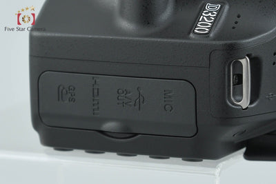 【中古】Nikon ニコン D3200 ブラック デジタル一眼レフカメラ シャッター回数僅少