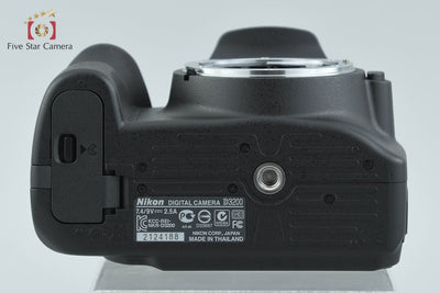 【中古】Nikon ニコン D3200 ブラック デジタル一眼レフカメラ シャッター回数僅少