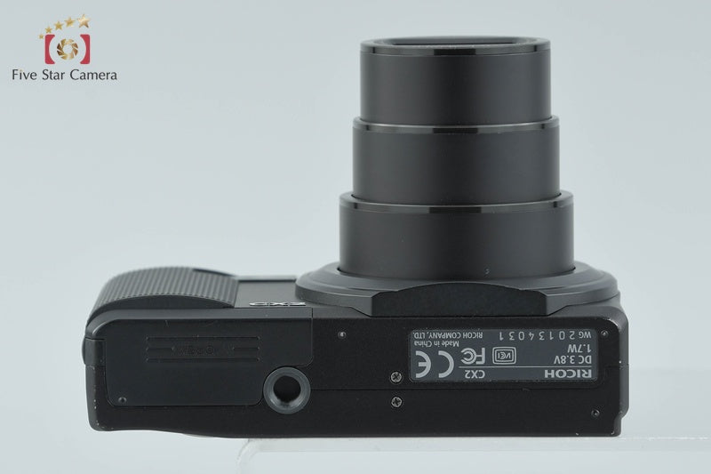 中古】RICOH リコー CX2 ブラック コンパクトデジタルカメラ 元箱付き