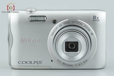 【中古】Nikon ニコン COOLPIX A300 シルバー コンパクトデジタルカメラ