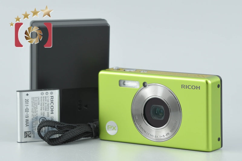 中古】RICOH リコー PX ライムグリーン 防水デジタルカメラ – Five