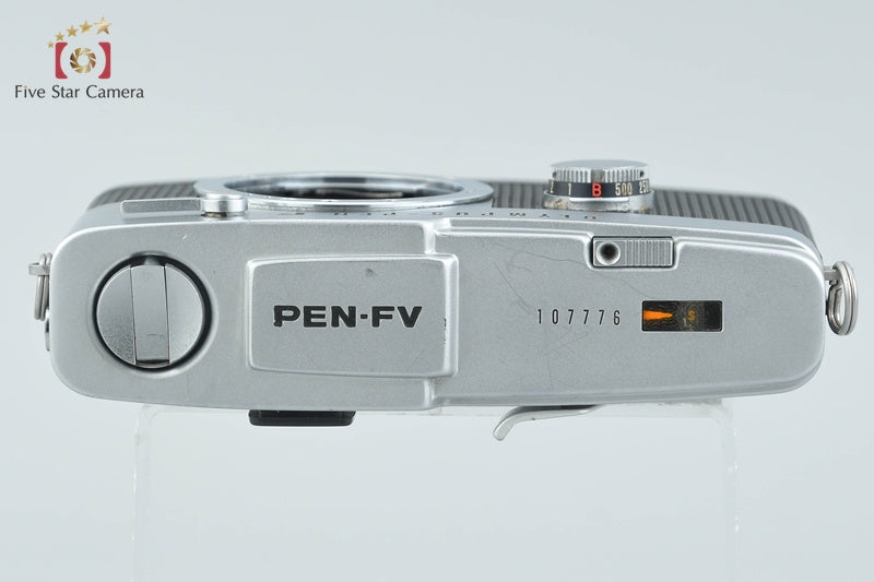 中古】OLYMPUS オリンパス PEN FV シルバー フィルム一眼レフカメラ