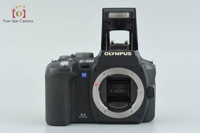 【中古】OLYMPUS オリンパス E-500 ブラック レンズキット シャッター回数僅少