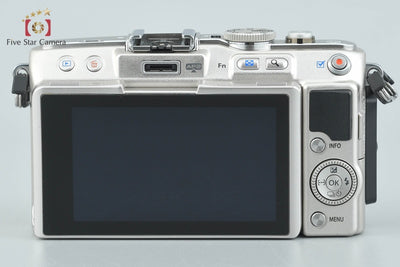 【中古】OLYMPUS オリンパス PEN Lite E-PL6 14-42mm EZ レンズキット シルバー