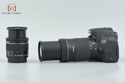 【中古】Canon キヤノン EOS Kiss X9i ダブルズームキット 元箱付き
