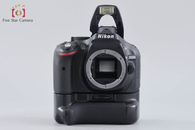 【中古】Nikon ニコン D5200 ブラック + AF-P DX NIKKOR 18-55mm f/3.5-5.6 G VR + AF-S DX NIKKOR 55-200mm f/4-5.6 G ED VR