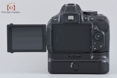【中古】Nikon ニコン D5200 ブラック + AF-P DX NIKKOR 18-55mm f/3.5-5.6 G VR + AF-S DX NIKKOR 55-200mm f/4-5.6 G ED VR
