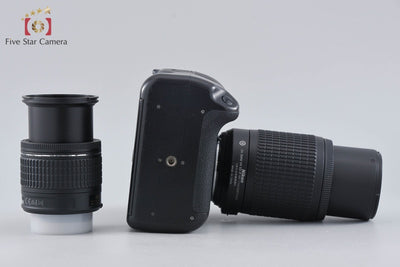 【中古】Nikon ニコン D5200 ブラック + AF-P DX NIKKOR 18-55mm f/3.5-5.6 G VR + AF-S DX NIKKOR 55-200mm f/4-5.6 G ED VR