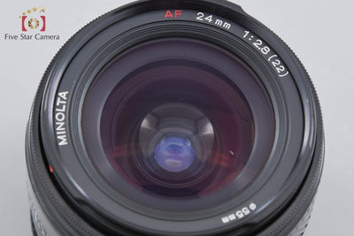 【中古】MINOLTA ミノルタ AF 24mm f/2.8 旧タイプ