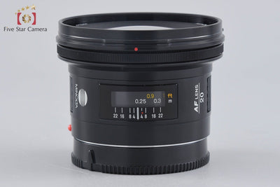 【中古】MINOLTA ミノルタ AF 20mm f/2.8 旧タイプ