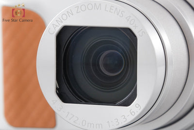 【中古】Canon キヤノン PowerShot SX740 HS シルバー コンパクトデジタルカメラ 元箱付き