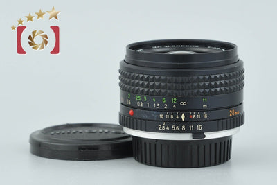 【中古】MINOLTA ミノルタ MC W.ROKKOR 28mm f/2.8