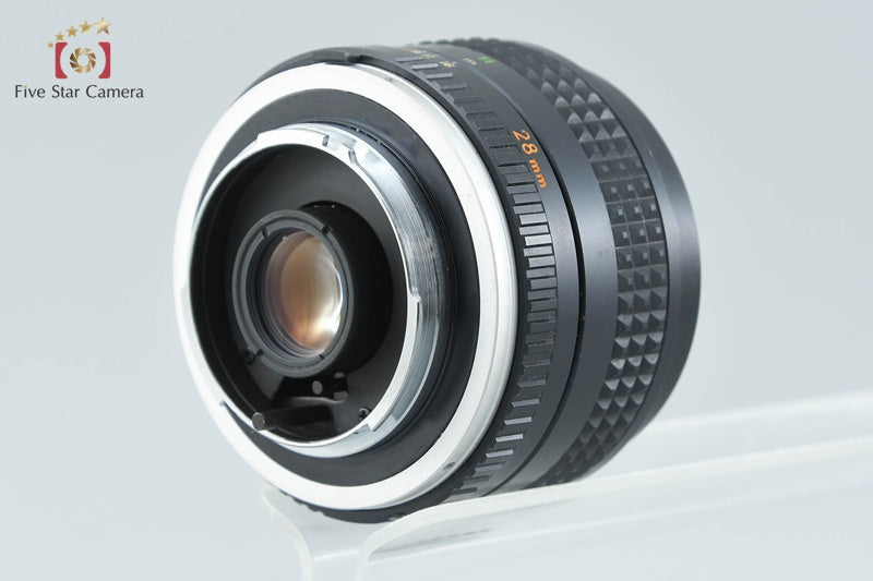 中古】MINOLTA ミノルタ MC W.ROKKOR 28mm f/2.8 – Five Star Camera