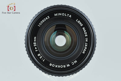 【中古】MINOLTA ミノルタ MC W.ROKKOR 28mm f/2.8