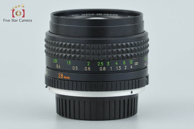 【中古】MINOLTA ミノルタ MC W.ROKKOR 28mm f/2.8