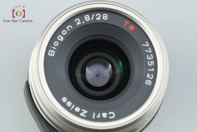 【中古】CONTAX コンタックス Carl Zeiss Biogon 28mm f/2.8 T*