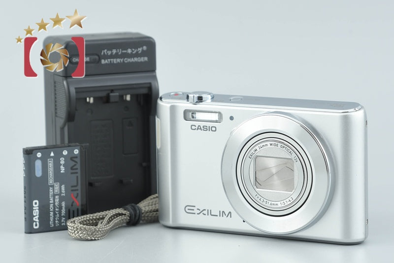 【中古】CASIO カシオ EXILIM EX-ZS180 シルバー コンパクトデジタルカメラ
