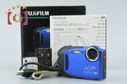 【中古】FUJIFILM 富士フイルム FINEPIX XP70 ブルー コンパクトデジタルカメラ 元箱付き