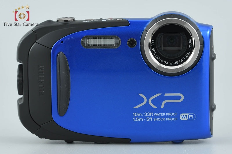 中古】FUJIFILM 富士フイルム FINEPIX XP70 ブルー コンパクトデジタル