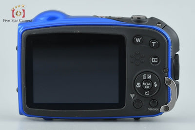 【中古】FUJIFILM 富士フイルム FINEPIX XP70 ブルー コンパクトデジタルカメラ 元箱付き