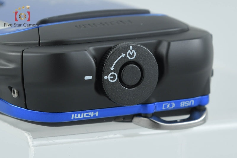 中古】FUJIFILM 富士フイルム FINEPIX XP70 ブルー コンパクトデジタル