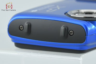 【中古】FUJIFILM 富士フイルム FINEPIX XP70 ブルー コンパクトデジタルカメラ 元箱付き