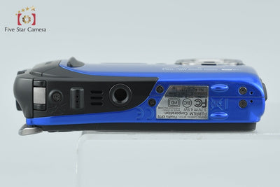 【中古】FUJIFILM 富士フイルム FINEPIX XP70 ブルー コンパクトデジタルカメラ 元箱付き