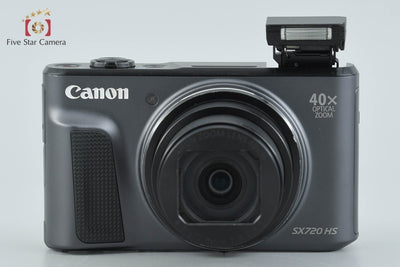 【中古】Canon キヤノン PowerShot SX720 HS ブラック コンパクトデジタルカメラ