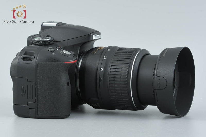 中古 D5300 ブラック 中古】Nikon ニコン D5300 ブラック + AF-S DX NIKKOR 18-55mm f/3.5