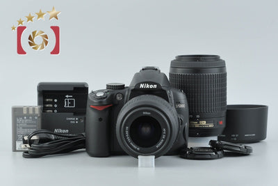【中古】Nikon ニコン D5000 ダブルズームレンズキット シャッター回数僅少