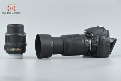 【中古】Nikon ニコン D5000 ダブルズームレンズキット シャッター回数僅少