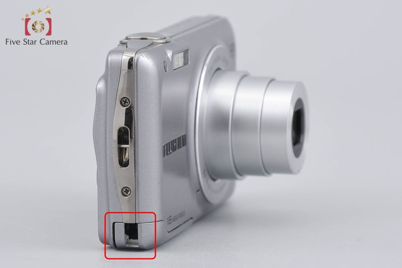 中古】FUJIFILM 富士フイルム FINEPIX JX550 シルバー コンパクト