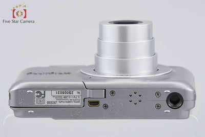 【中古】FUJIFILM 富士フイルム FINEPIX JX550 シルバー コンパクトデジタルカメラ