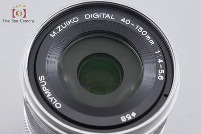 【中古】OLYMPUS オリンパス M.ZUIKO DIGITAL ED 40-150mm f/4-5.6 R シルバー