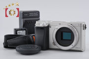 【中古】SONY ソニー α6000 ILCE-6000 シルバー ミラーレス一眼カメラ シャッター回数僅少 多言語対応