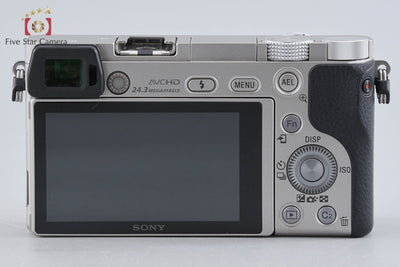 【中古】SONY ソニー α6000 ILCE-6000 シルバー ミラーレス一眼カメラ シャッター回数僅少 多言語対応