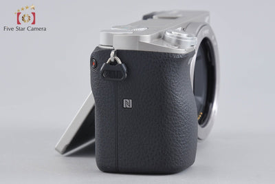 【中古】SONY ソニー α6000 ILCE-6000 シルバー ミラーレス一眼カメラ シャッター回数僅少 多言語対応