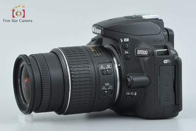 【中古】Nikon ニコン D5500 ブラック 18-55mm VR II レンズキット