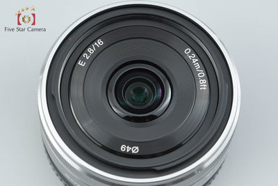 【中古】SONY ソニー E 16mm f/2.8 SEL16F28