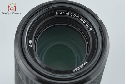 【中古】SONY ソニー E 55-210mm f/4.5-6.3 OSS SEL55210 ブラック