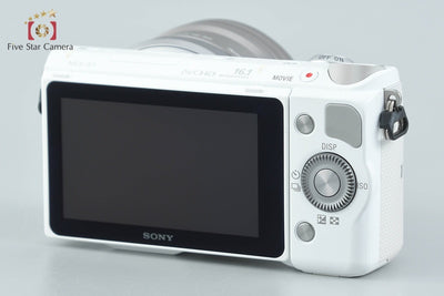 【中古】SONY ソニー α NEX-5T ホワイト パワーズームレンズキット シャッター回数僅少