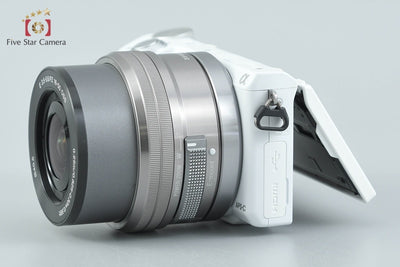 【中古】SONY ソニー α NEX-5T ホワイト パワーズームレンズキット シャッター回数僅少