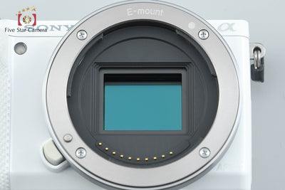 【中古】SONY ソニー α NEX-5T ホワイト パワーズームレンズキット シャッター回数僅少