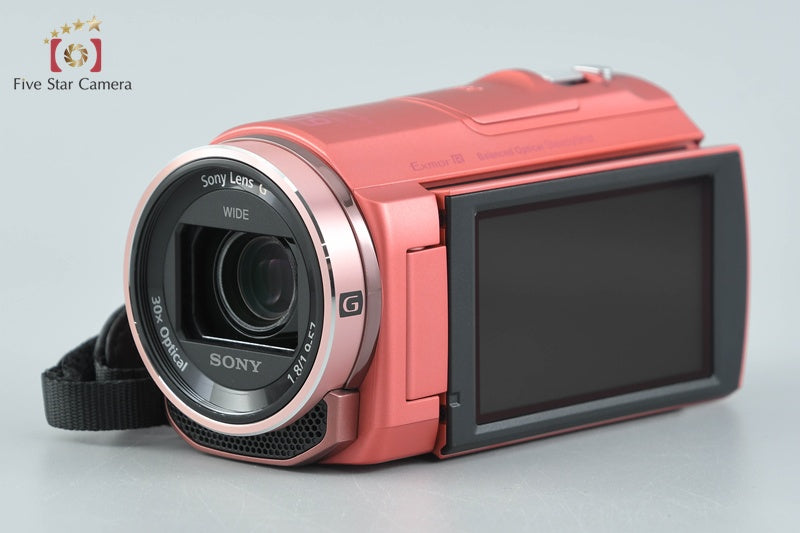中古】SONY ソニー HANDYCAM HDR-CX535 ピンク デジタルビデオカメラ