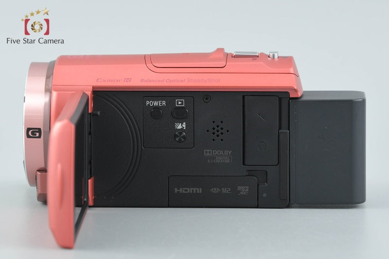 中古】SONY ソニー HANDYCAM HDR-CX535 ピンク デジタルビデオカメラ