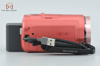 【中古】SONY ソニー HANDYCAM HDR-CX535 ピンク デジタルビデオカメラ